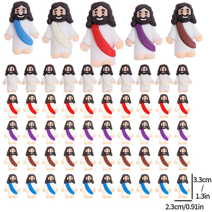 Easter Jesus Easter Mini Jesus Figurines Decorative Multifunctional Party Favors Sunday School Craft Multiple specification