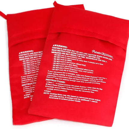Reusable Microwave Potato Cooker Bag Washable Tortillas Cooker Pockets Corn Cooking Bag Microwave Baking Bag Kitchen Gadgets