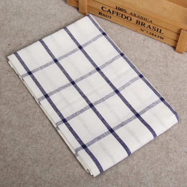 Table Napkins Dinner Mat 40*60cm Classic Mediterranean Style Cotton Napkin Wedding Dessert Tea Towel Kitchen Dishcloth Placemats