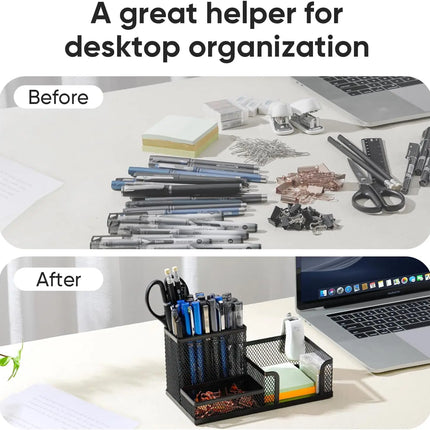 Mesh Desk Organizer with Pencil Holder
