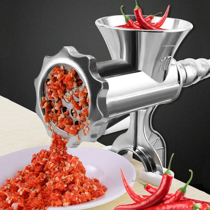 Heavy Duty Hand Operated Manual Kitchen Meat Mincer Noodles Grinder Sausage Filler Fruit Vegetable Beef Sausage Pasta Maker New
