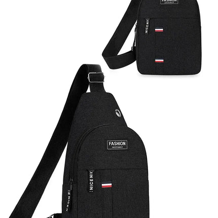 Chest Bag Men's One Shoulder Crossbody Bag Large Capacity Outdoor Sports And Leisure Fashion Small Shoulder Bag Large Capacit