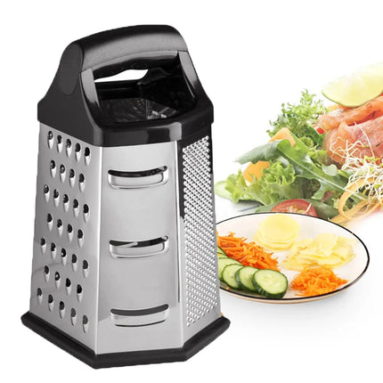 Multifunctional 6-Sided Stainless Steel Box Grater