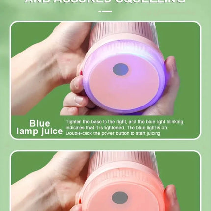 Electric Juicer Cup 6 Blades Blender Milkshake Machine USB Portable Fruit Milk Mixing Tool Mini Fresh Juice Blender Sport