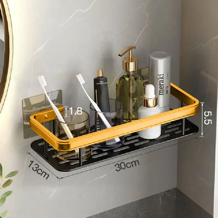 Rustproof Aluminum Shower Shelf