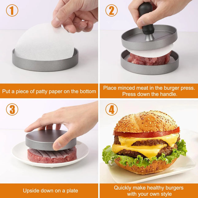 Non-Stick Aluminum Burger Press