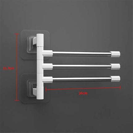 Wall Mounted Aluminum Towel Rack