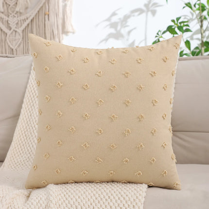 1 PC Jacquard Linen Decoration Throw Pillow Cover Living Room Decoration