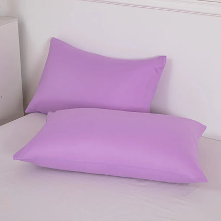 1Pcs Bed Pillowcase Solid Color Comfortable Pillow Cover For Bed Throw Car Sofa Cushion Cover Home Pillow Case 48x74cm