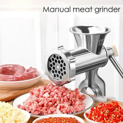 Heavy Duty Hand Operated Manual Kitchen Meat Mincer Noodles Grinder Sausage Filler Fruit Vegetable Beef Sausage Pasta Maker New