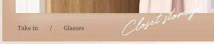 10PCS Eyeglasses Organizer Wall Mounted No-Punch Sunglasses Organizer Premium Sunglasses Display Case Home Storage