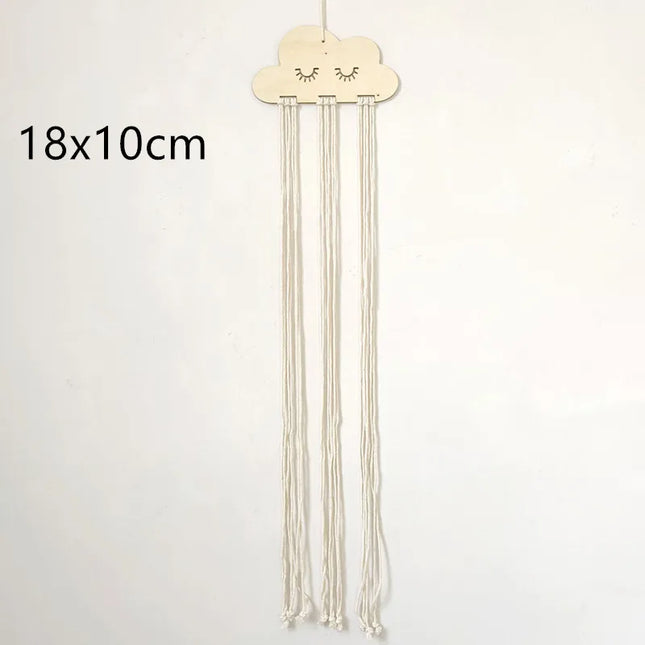 Hanging Hair Clip Organizer Wall Hanger Decor Hair Bows Claw Clip Organizer for Girl Women Headband Holder Home Storage Supplies