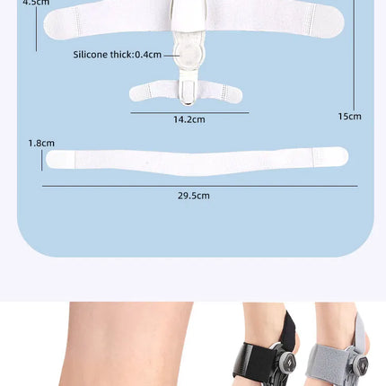 Bunion Corrector Unisex Foot Hallux Valgus Braces Rotatable Toe Separator Straightener Adjustable Pedicure Finger Toe Corrector