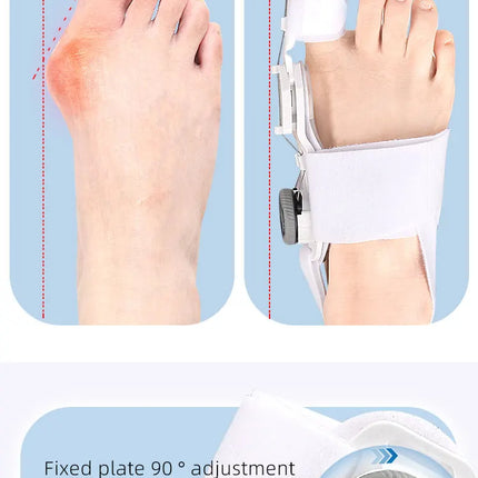 Bunion Corrector Unisex Foot Hallux Valgus Braces Rotatable Toe Separator Straightener Adjustable Pedicure Finger Toe Corrector