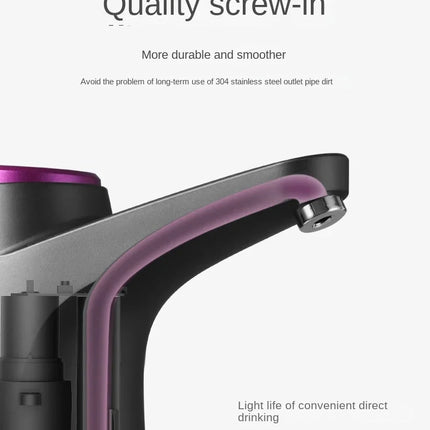 Automatic Water Press Household Barreled Water Electric Water Pump USB Rechargeable Mineral Water Pump Portable Water Dispenser