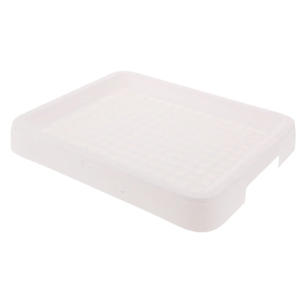 Pink Guinea Pig Litter Tray Pan Bunny Bedding Corner Litter Box Grate Restroom Toilet Corner Potty Poop Trainer Hamster