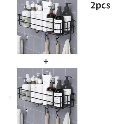 Japanese Style Wrought Iron Wall Shelf