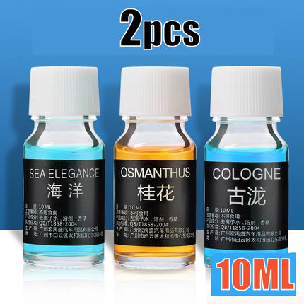 2pcs 10ML Perfume Refill Air Freshener Natural Plant Essential Oil Aroma Diffuser Fragrance Humidifier Essential Oil Freshener
