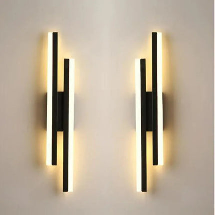 Modern LED Wall Lamp Copper Pipe Sconce
