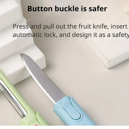 Two in One Peeler Stainless Steel Fruit Peeler Kitchen Knife Double Ended Melon Peeler Kitchen Cooking Tool