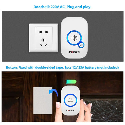Wireless Waterproof Doorbell