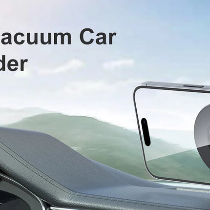 Vacuum Suction Magnetic Phone Holder for Magsafe 360° Adjustable Car Phone Mount & Retractable Vacuum Cell Phone Holders Phones