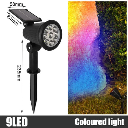 LED Solar Powered Spotlight Lighting