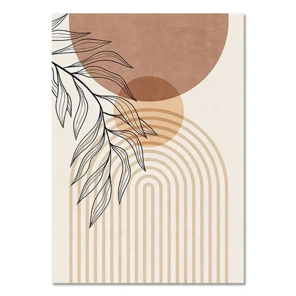 Bohemian Light-colored Canvas Block Prints