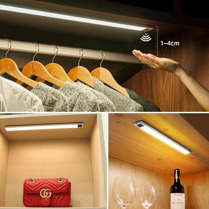 Wall Lamps Indoor LED Lighting Bar Hand Sweep Motion Sensor Light for Bathroom Kitchen Closet 5V USB Rrchargeable Mirror Light