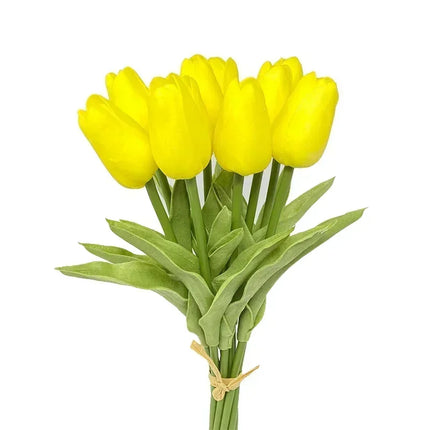 3/5PCS Artificial Tulip Bouquet Real Touch Flowers
