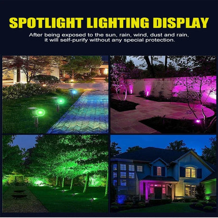 LED Solar Powered Spotlight Lighting