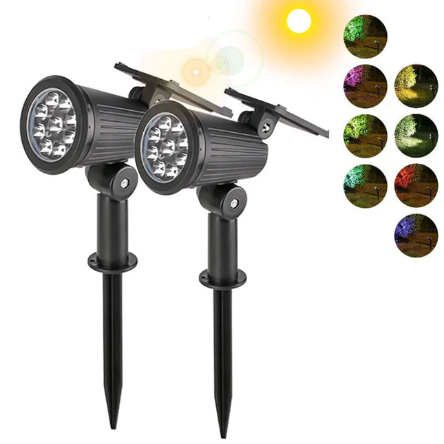 LED Solar Powered Spotlight Lighting
