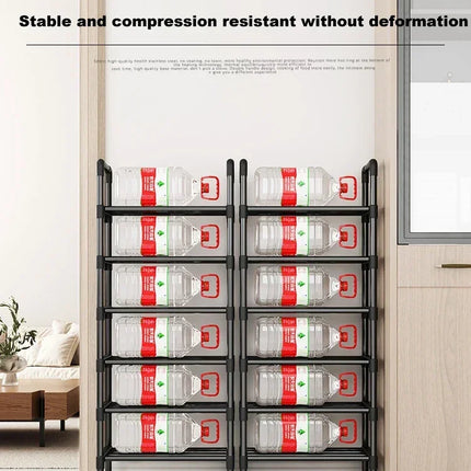 Black Multi-Layer Shoe Rack