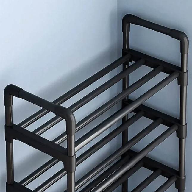 Black Multi-Layer Shoe Rack