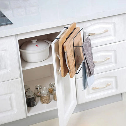 Double-Layer Metal Cutting Board Kitchen Shelf