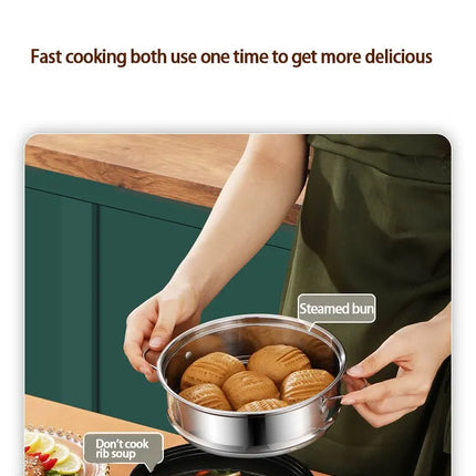 1.5L Mini Home Cooking Pot Multifunctional Rice Cooker Non Stick Pan Safety Material Potable Stockpot Utility Electrice