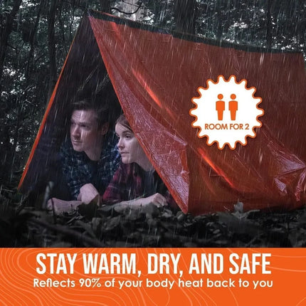 2-Person Emergency Tent Shelter Bivy Kit