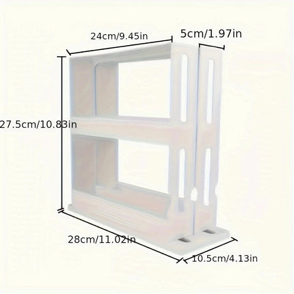 90 Degree Swivel Spice Storage Rack