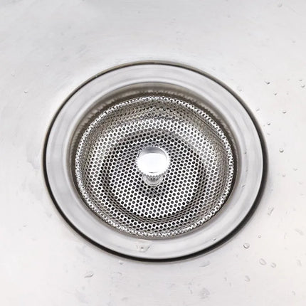 Waste Plug Sink Strainer Stainless Steel Basin Drain Filter  Shower Floor Sewer Mesh Hair Catcher Kitchen Bathroom Accessories