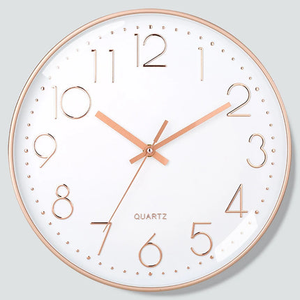 8 Inch Mute Digital Quartz Wall Clock