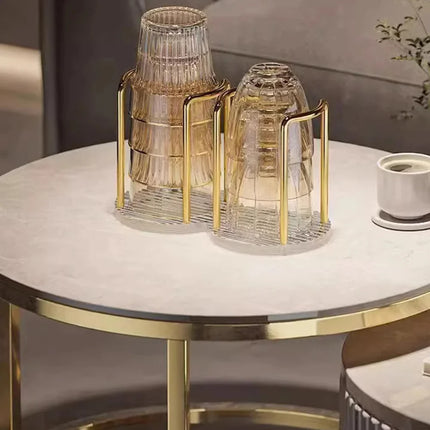 1PCS living room luxury disposable cup dispenser storage rack, water cup holder with long stick cup display rack  home storage