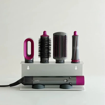 Wall-Mounted Hair Dryer Rack