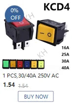 KCD4 children's electric car forward and backward stop switch ON-OFF-ON reverse handle toy car start toggle switch