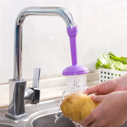 1pc Silicone Faucet Extender for Kids Kitchen Nozzle Tap Filter Water-saving Shower Rotating Spray Water Tapbathroom Accessories