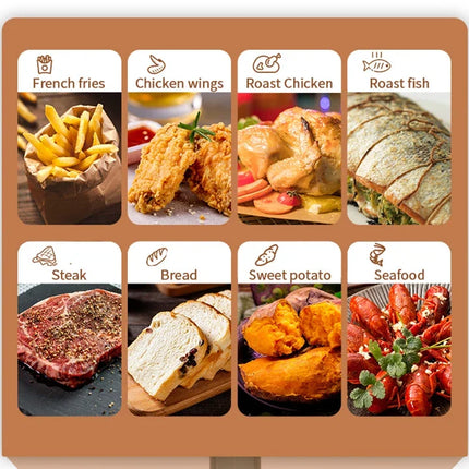 50/100Pcs Air Fryer Disposable Paper Non-Stick Airfryer Baking Papers Round Air-Fryer Paper Liners Paper Kitchen Accessories