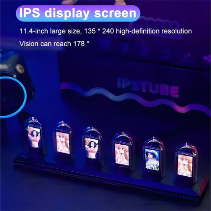Nixie Tube Clock RGB Glow Digital Tube App-Controlled