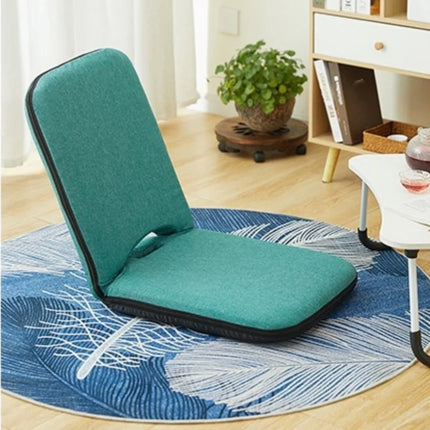 Lazy Sofa Foldable Tatami Floor Chair High Back Support Lounger Multi-Functional Reading Seat Ergonomic Bay Window Bed Seat