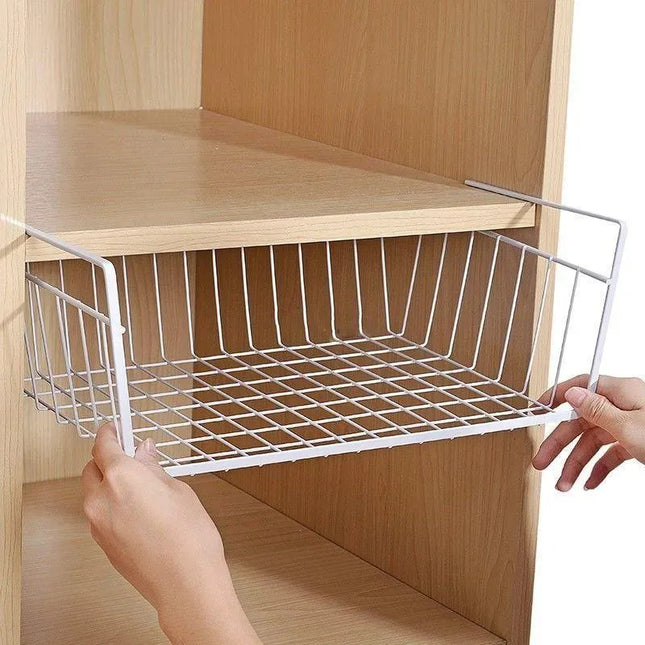 Multi-Functional Hanging Wire Basket Rack