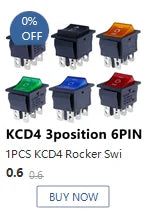 KCD4 children's electric car forward and backward stop switch ON-OFF-ON reverse handle toy car start toggle switch