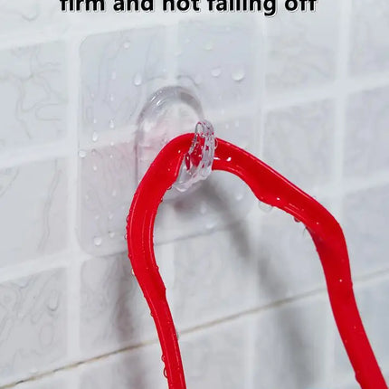 5/10/PCS Super Glue Hook Transparent Strong Self Adhesive Key Towel Door Wall Hanger For Hanging Kitchen Bathroom Accessories